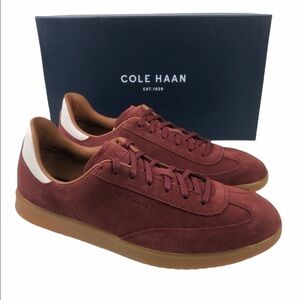 COLE Haan Grandpro Turf Mahogany Suede Sneakers